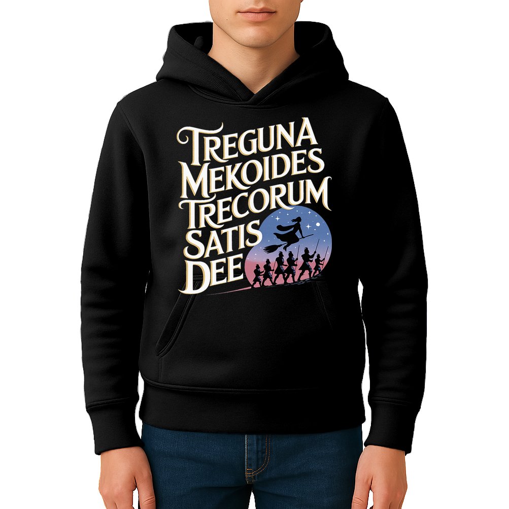 Treguna Mekoides Vintage Bedknobs And Broomsticks Theatre Kids Hoodie