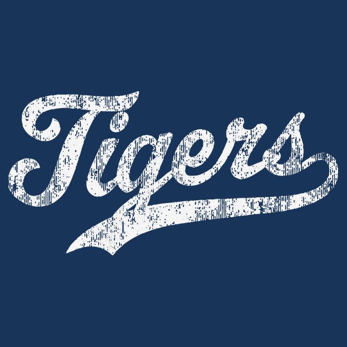 Tigers Mascot Vintage Sports Name T-Shirt