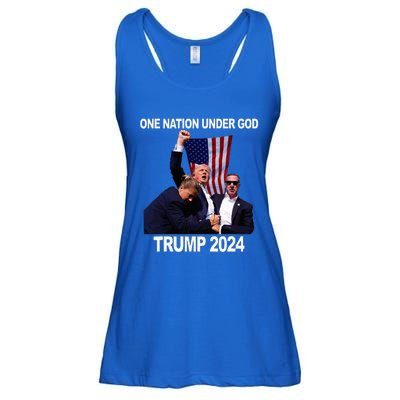 Trump Mugshot Vote For The Felon Trump 2024 Trump Convicted Ladies Essential Flowy Tank