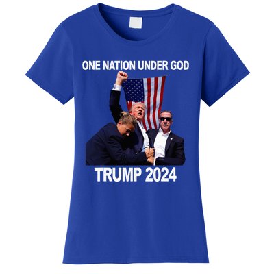 Trump Mugshot Vote For The Felon Trump 2024 Trump Convicted Women's T-Shirt