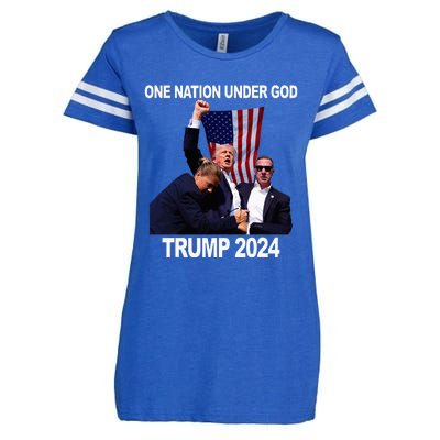 Trump Mugshot Vote For The Felon Trump 2024 Trump Convicted Enza Ladies Jersey Football T-Shirt