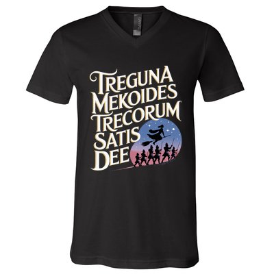 Treguna Mekoides Vintage Bedknobs And Broomsticks Theatre V-Neck T-Shirt