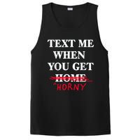 Text Me When You Get Home Horny Trending PosiCharge Competitor Tank