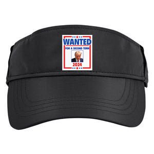 Trumps Mugshot Wanted For A Second Term 2024 President Adult Drive Performance Visor