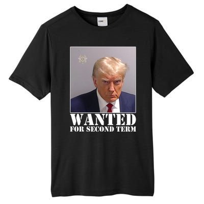 Trump Mugshot Wanted For Second Term Tall Fusion ChromaSoft Performance T-Shirt