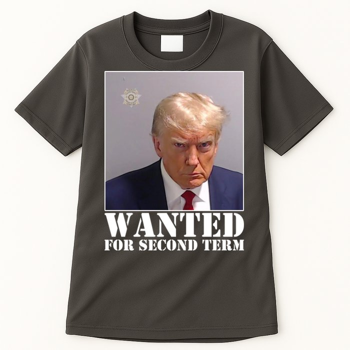 Trump Mugshot Wanted For Second Term Tall T-Shirt