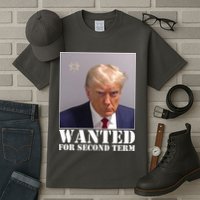 Trump Mugshot Wanted For Second Term Tall T-Shirt