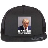 Trump Mugshot Wanted For Second Term Flatbill Hat