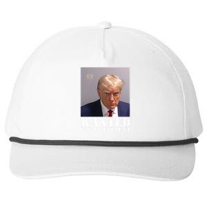 Trump Mugshot Wanted For President Snapback Five-Panel Rope Hat