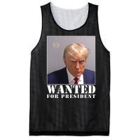 Trump Mugshot Wanted For President Mesh Reversible Basketball Jersey Tank