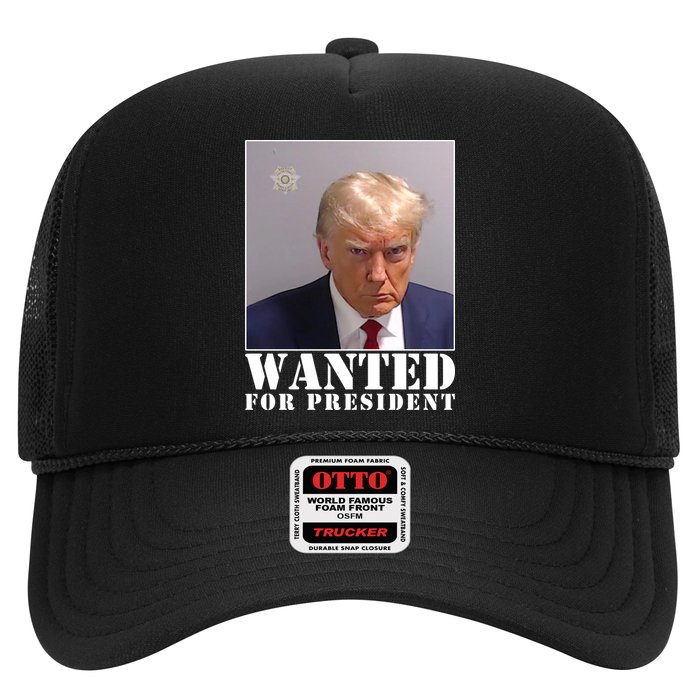 Trump Mugshot Wanted For President Trucker Hat