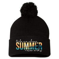 Take Me Where Summer Never Ends Pom Pom 12in Knit Beanie