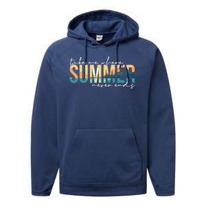 Take Me Where Summer Never Ends Performance Fleece Hoodie