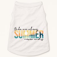 Take Me Where Summer Never Ends Doggie Tank