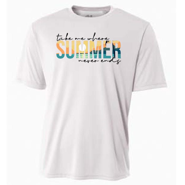 Take Me Where Summer Never Ends Cooling Performance Crew T-Shirt