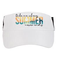 Take Me Where Summer Never Ends Adult Drive Performance Visor