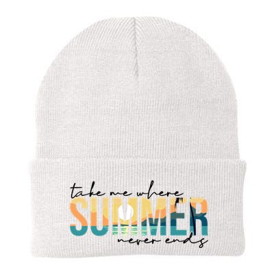 Take Me Where Summer Never Ends Beanie