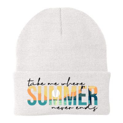 Take Me Where Summer Never Ends Knit Cap Winter Beanie