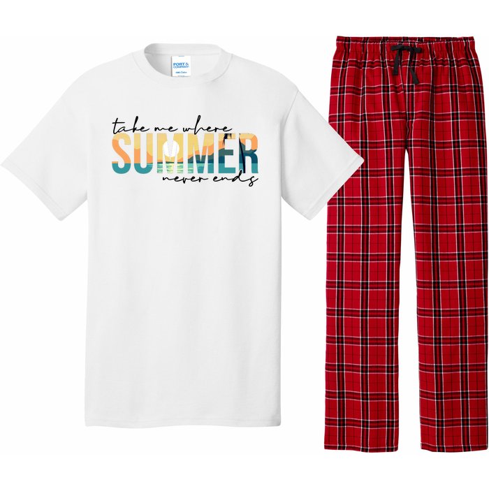 Take Me Where Summer Never Ends Pajama Set