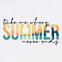 Take Me Where Summer Never Ends Flatbill Hat