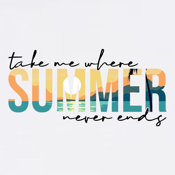 Take Me Where Summer Never Ends Flatbill Hat