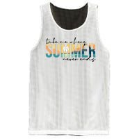 Take Me Where Summer Never Ends Mesh Reversible Basketball Jersey Tank