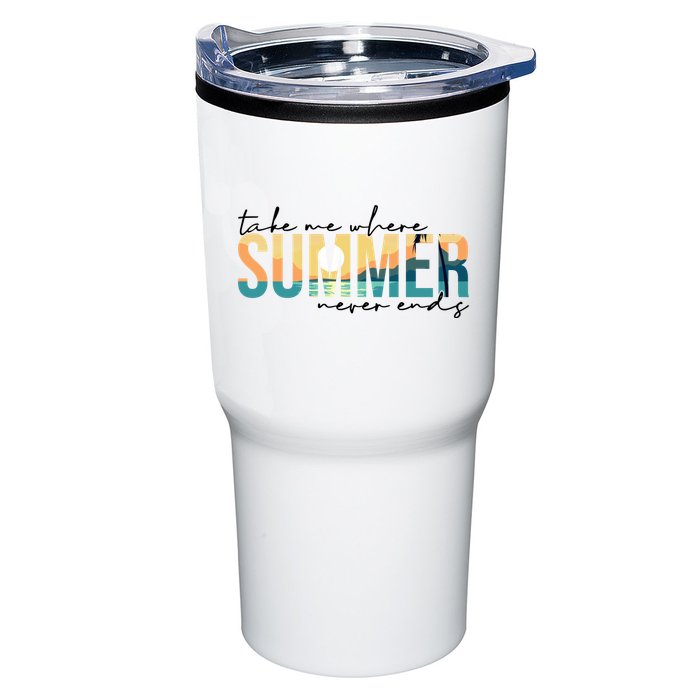 Take Me Where Summer Never Ends Tumbler