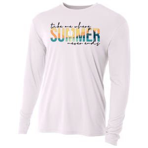 Take Me Where Summer Never Ends Cooling Performance Long Sleeve Crew