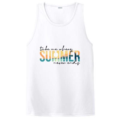 Take Me Where Summer Never Ends PosiCharge Competitor Tank