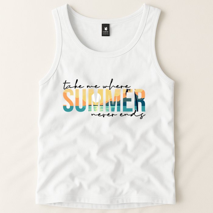 Take Me Where Summer Never Ends Tank Top