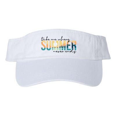 Take Me Where Summer Never Ends Visor