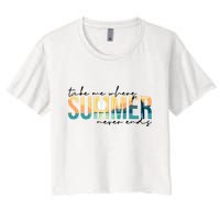 Take Me Where Summer Never Ends Crop Top