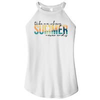 Take Me Where Summer Never Ends Women’s Perfect Tri Rocker Tank