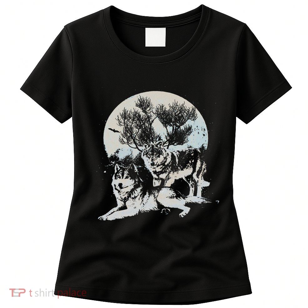 The Mountain Wolf Native American Wolf Wolves Lover Women's T-Shirt