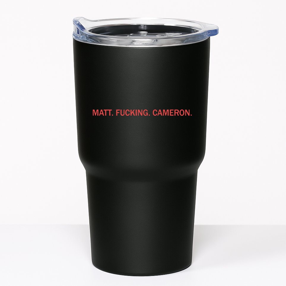Taylor Momsen Wearing Matt Fucking Cameron Tumbler