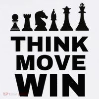Think Move Win Chess Player Chess Board Hoodie