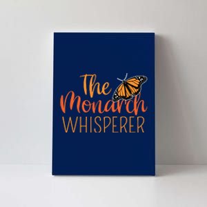 The Monarch Whisperer Cute Entomology Butterfly Canvas