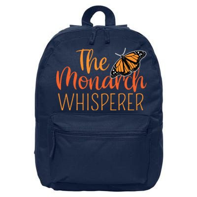 The Monarch Whisperer Cute Entomology Butterfly 16 in Basic Backpack