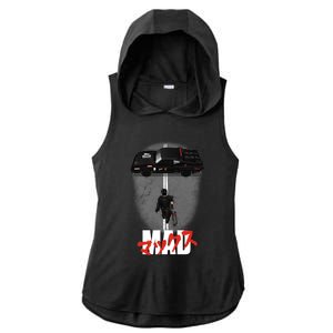 The Mad Warrior Ladies PosiCharge Tri-Blend Wicking Draft Hoodie Tank