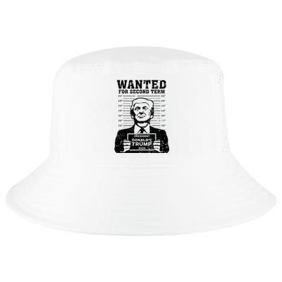 Trump Mugshot Wanted For Second Term 2024 Cool Comfort Performance Bucket Hat