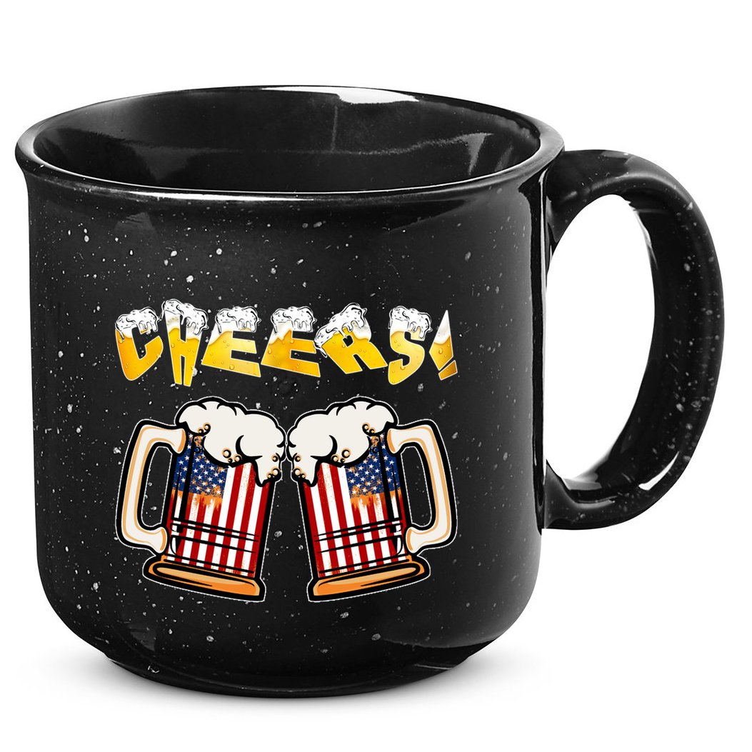 The Most Wonderful Time Beer Happy National Beer Day Gift 15oz Campfire Ceramic Mug