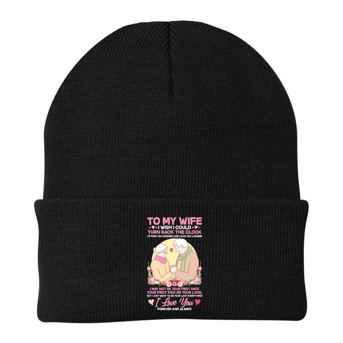 To My Wife I Wish I Could Turn Back The Clock Beanie
