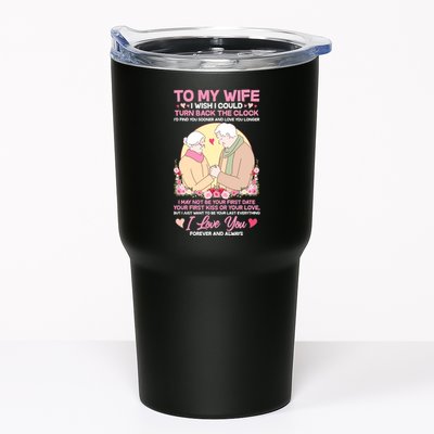 To My Wife I Wish I Could Turn Back The Clock Tumbler