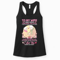 To My Wife I Wish I Could Turn Back The Clock Womens Tank Top