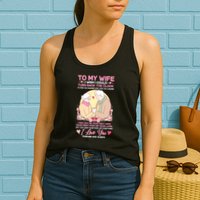 To My Wife I Wish I Could Turn Back The Clock Womens Tank Top