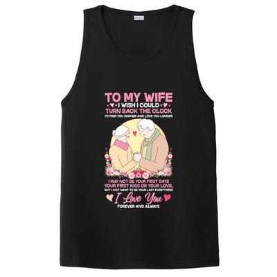 To My Wife I Wish I Could Turn Back The Clock PosiCharge Competitor Tank
