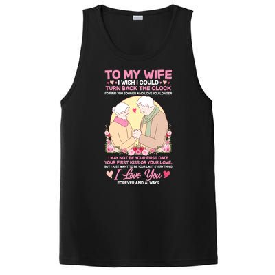 To My Wife I Wish I Could Turn Back The Clock PosiCharge Competitor Tank