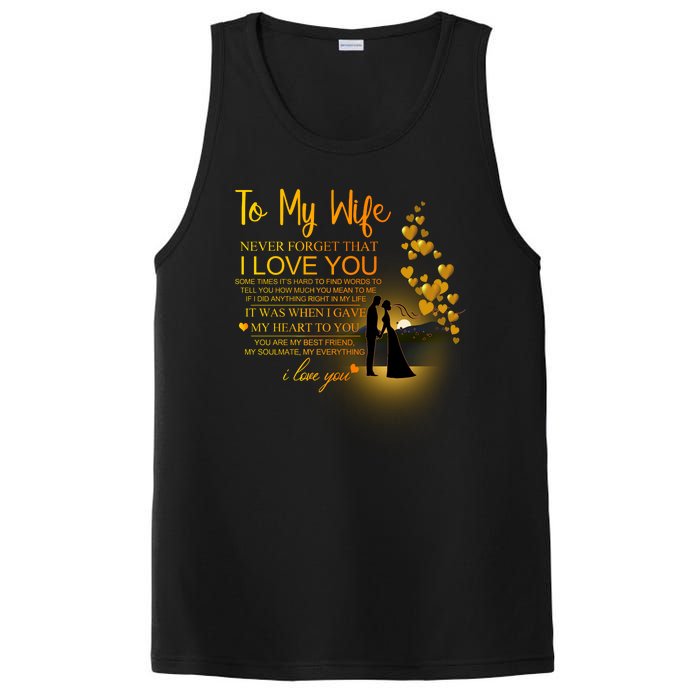 To My Wife I Love You PosiCharge Competitor Tank