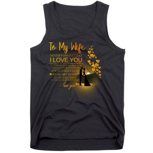 To My Wife I Love You Tank Top