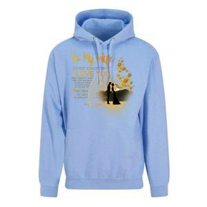 To My Wife I Love You Unisex Surf Hoodie